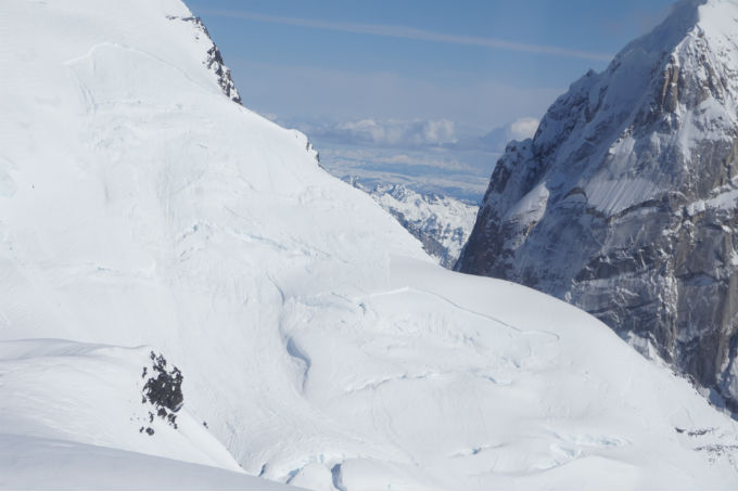 Avalanche debris