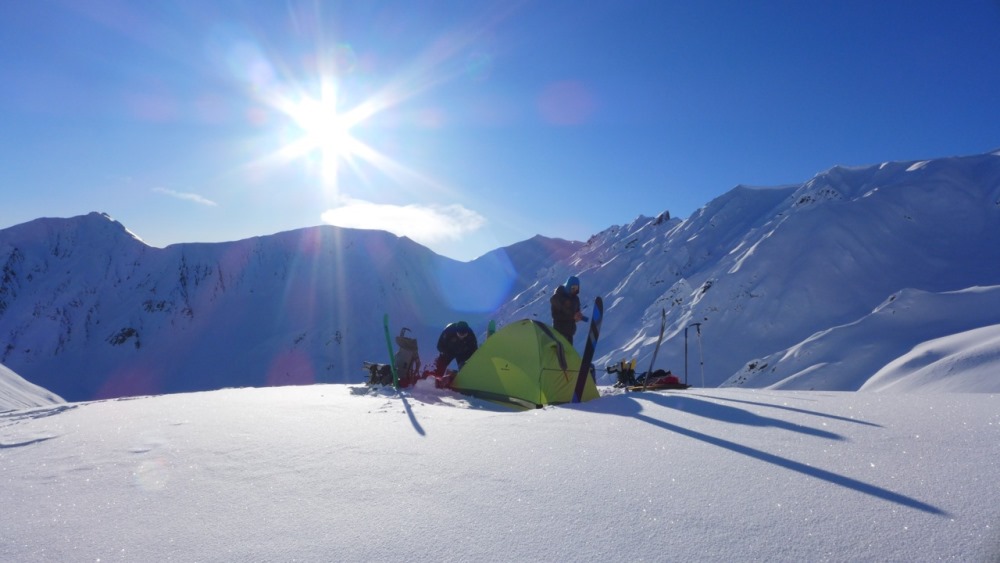 Rangers camped in the Eldridge