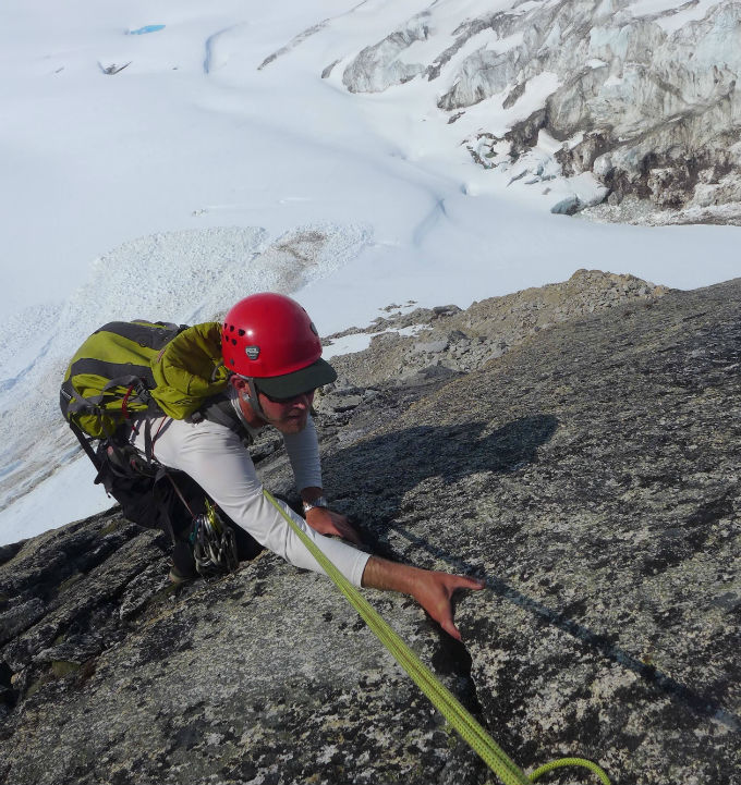 VIP Cory Virden climbing around BC