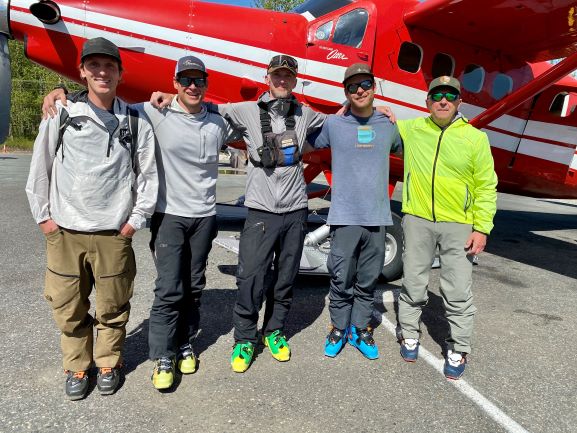 Weber's 2021 14K patrol Five patrollers stand next to a waiting aircraft
