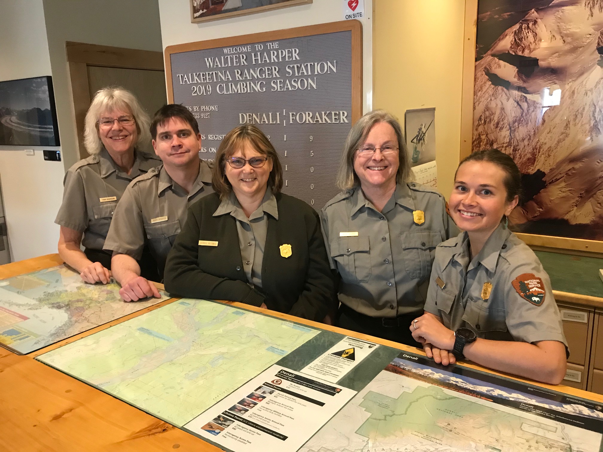 Welcome Wagon Photo of the Front Desk staff
