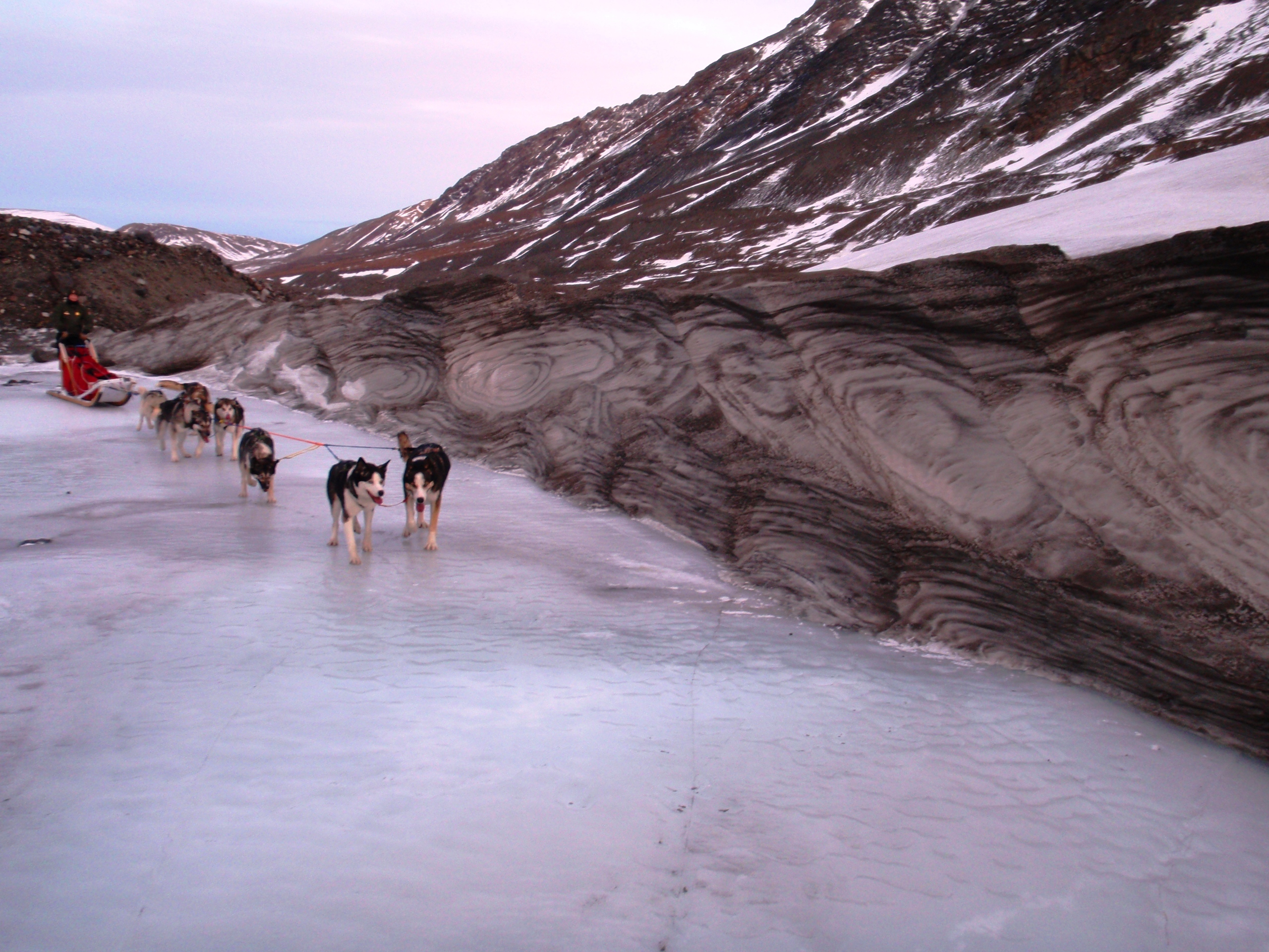 sarah and team at east fork glacier