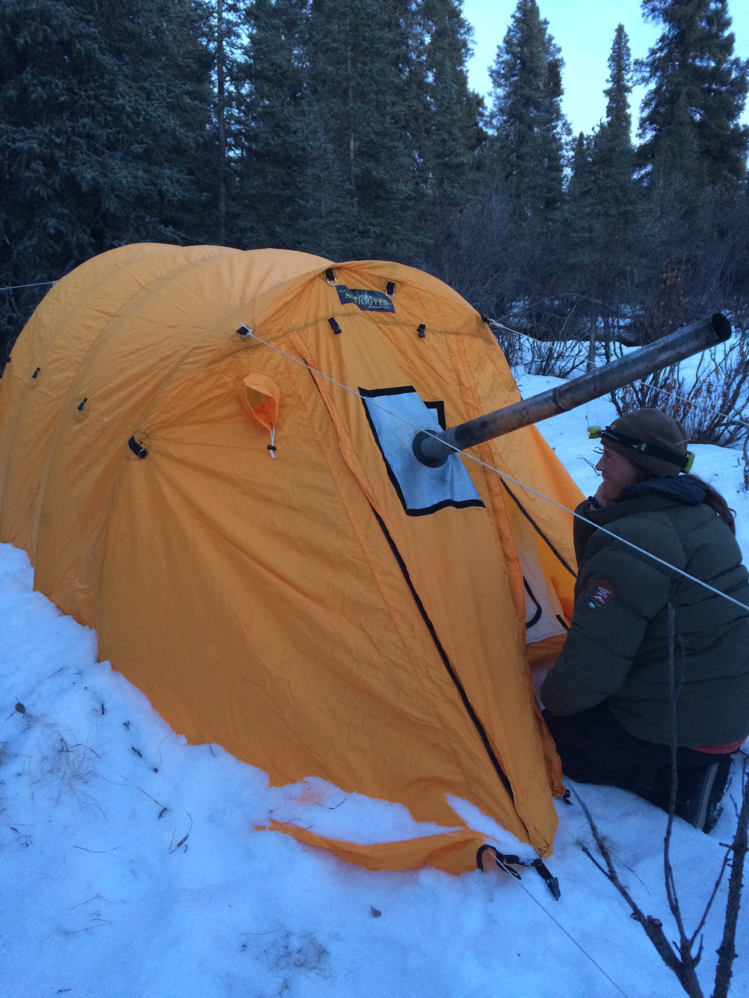 tent set up