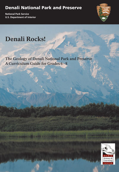 Cover of "Denali Rocks!" curriculum, image of Mount McKinley
