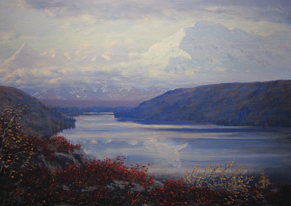 Painting, "Denali and Wonder Lake" Painting, "Denali and Wonder Lake"