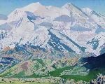 Drifting Clouds, Denali, Kesler Woodward, 2002. Materials: Oil on canvas.