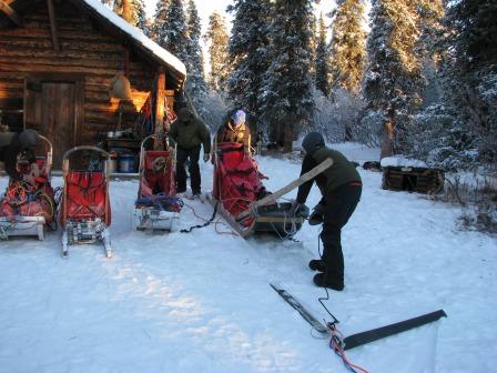 setting up the gee pole -cl