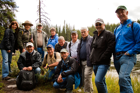 Photo of members of the National Leadership Council on a visit to Denali Photo of members of the National Leadership Council on a visit to Denali