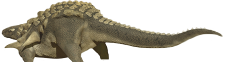 a computer image of a spiny backed dinosaur
