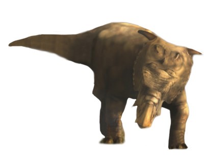 a computer image of a pachyrhinosaurus