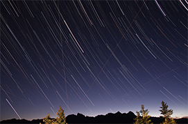 Star trails over the Ritter Range