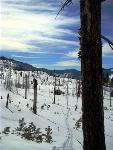 Skiing near Rainbow Falls