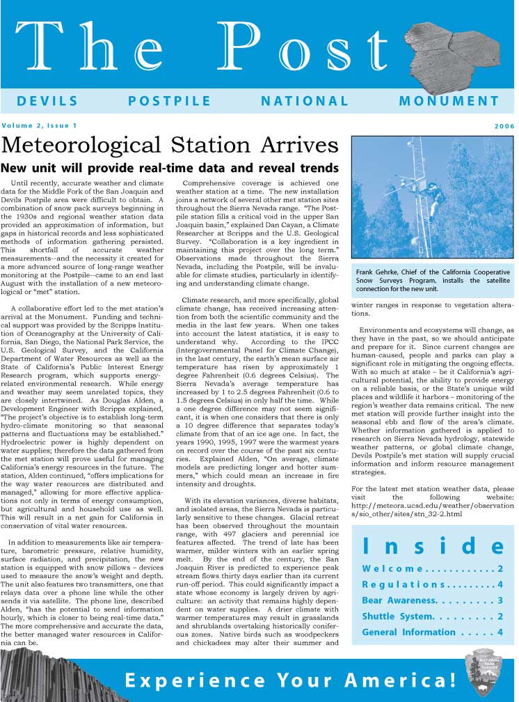 Cover of The Post, 2006.