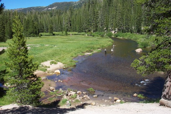 Anglers in the San Joaquin River