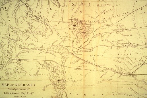 1857 map of the Black Hills 1857 map of the Black Hills