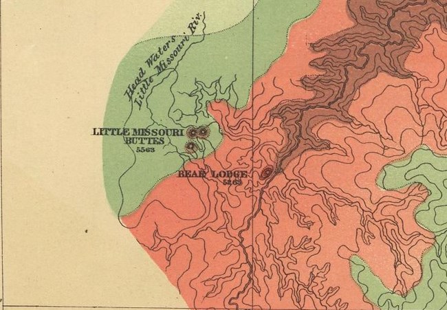 Geological map of the Black Hills of Dakota by Henry Newton Geological map of the Black Hills of Dakota by Henry Newton