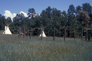 Site of a Sun Dance ceremony at the park