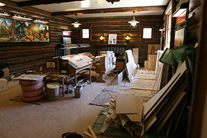 A project to improve a historic structure in the park.