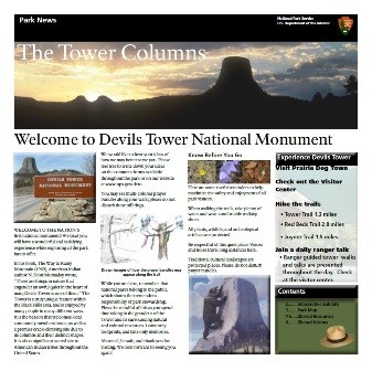 Devils Tower Newspaper Devils Tower Newspaper