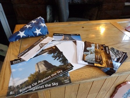 Park Brochures Brochures spread out on a desk