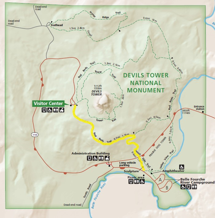 Hiking Trails Devils Tower National Monument U.S. National Park Service