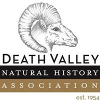 Logo, bighorn sheep head above the words Death Valley Natural History Association