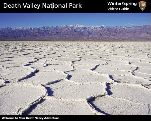 A cover of a newspaper featuring an image of salt flats.