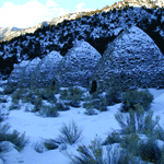 Charcoal Kilns in winter