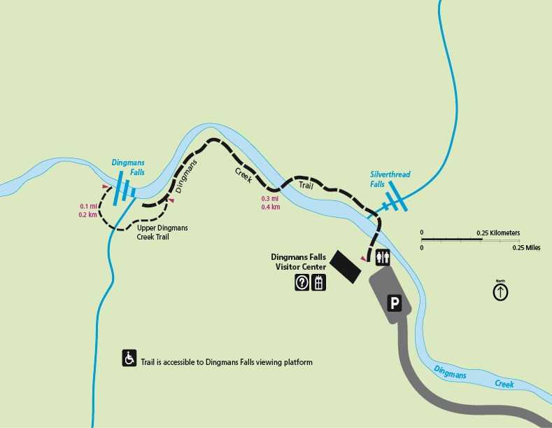 Map of Dingmans Creek Trail