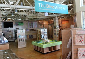 The Dinostore, operated by the Intermountain Natural History Association. The Dinostore, operated by the Intermountain Natural History Association.