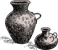 Clay pots