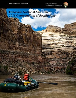 Cover of the 2018 Compendium features a photo of a raft floating on a river Cover of the 2018 Compendium features a photo of a raft floating on a river