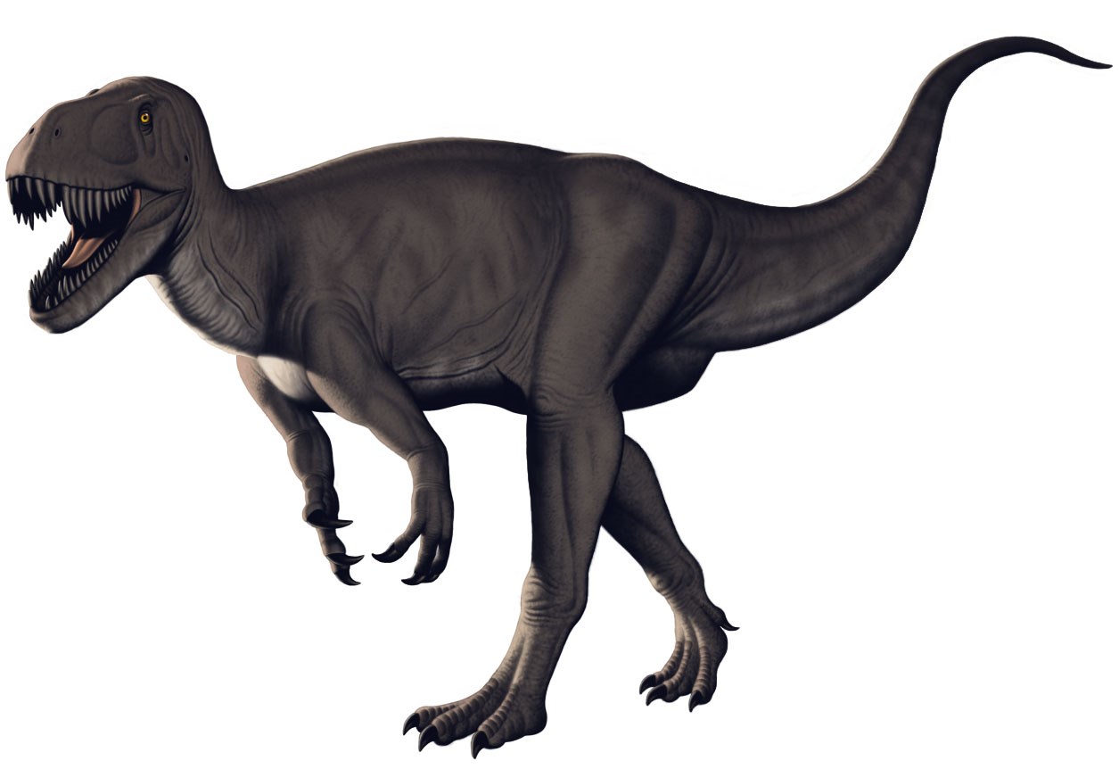 Artwork depicting a Torvosaurus dinosaur
