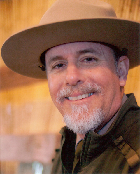 man in a ranger hat
