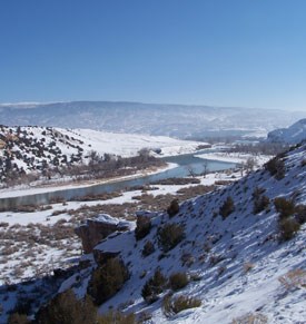 The Green River in winter