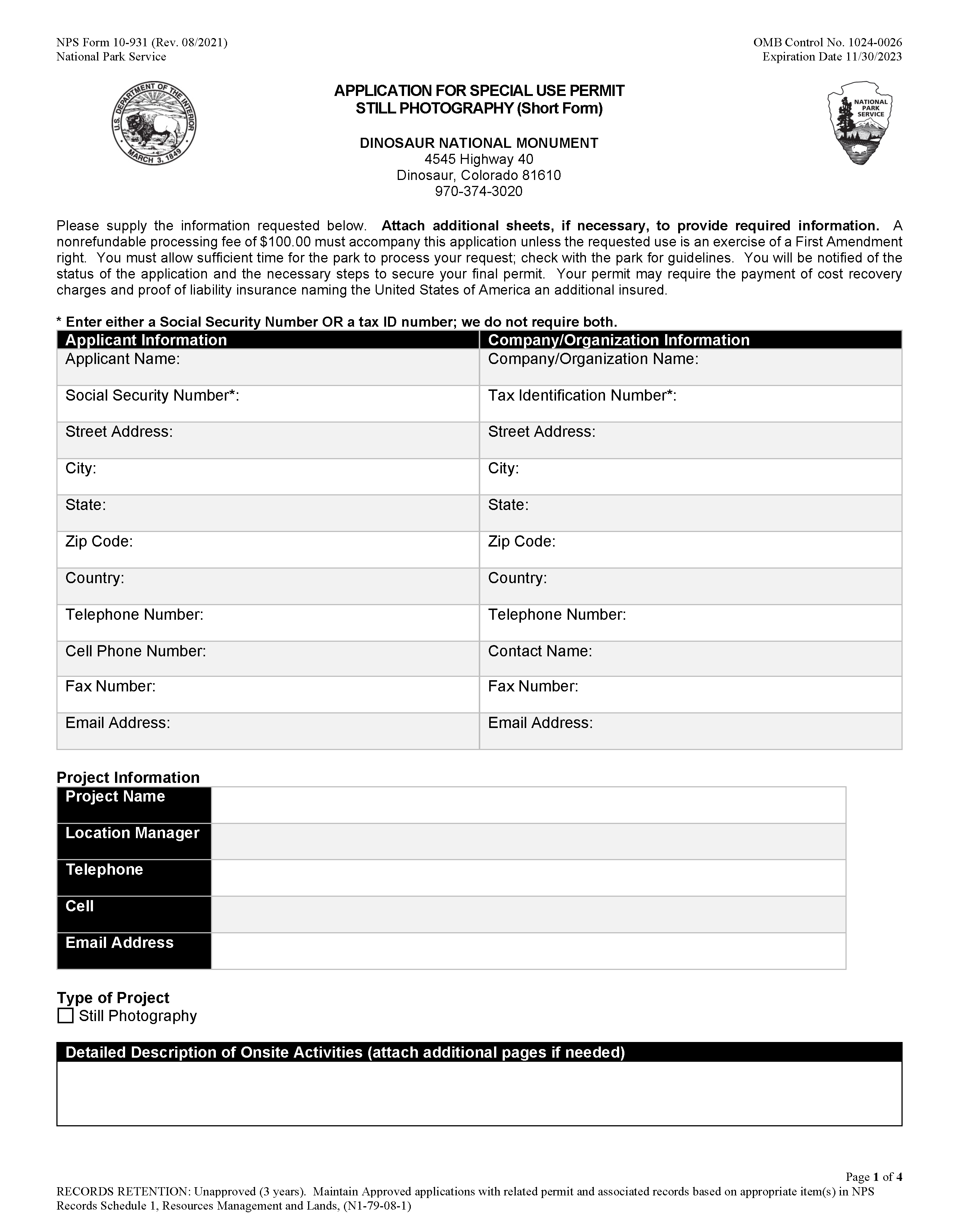 Application form image