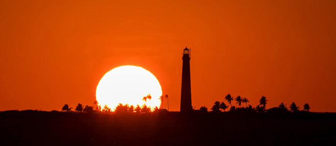 Loggerhead Key at sunset.