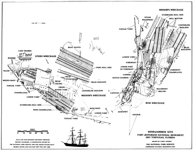Windjammer wreck site guide Windjammer wreck site guide