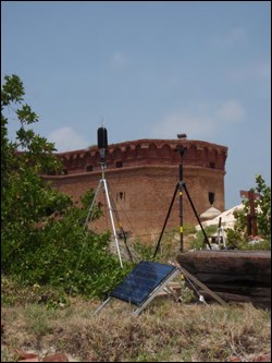 Summer 2008 acoustic recording site