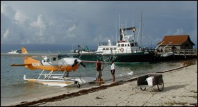 Seaplane at Garden Key