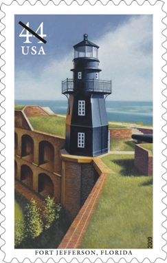 Garden Key Harbor Light Stamp