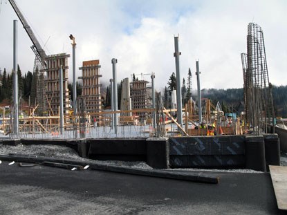 Structural concrete work for the Henry M. Jackson Memorial Visitor Center at Mount Rainier National Park, Washington