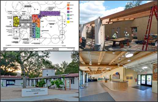 NPS Images of Anthony C. Beilenson Interagency Visitor Center: Floor Plan Concept (upper