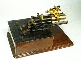 Improved wax cylinder phono 1888 Improved wax cylinder phono 1888