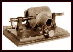 The first phonograph - 1879. The first phonograph - 1879.