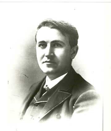 Thomas Edison as a young man.