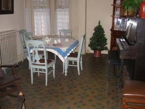 Servants dining room with original Servants dining room with original