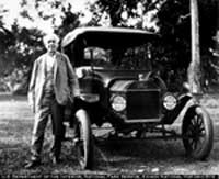 Edison and One of His Cars