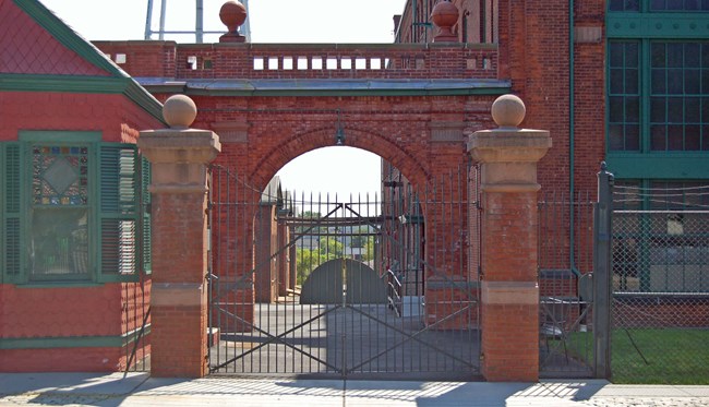 Front Gate of Thomas Edison National Historical Park