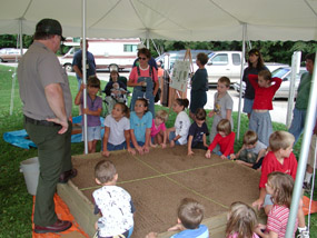 Family Archeology Day Sandbox Dig